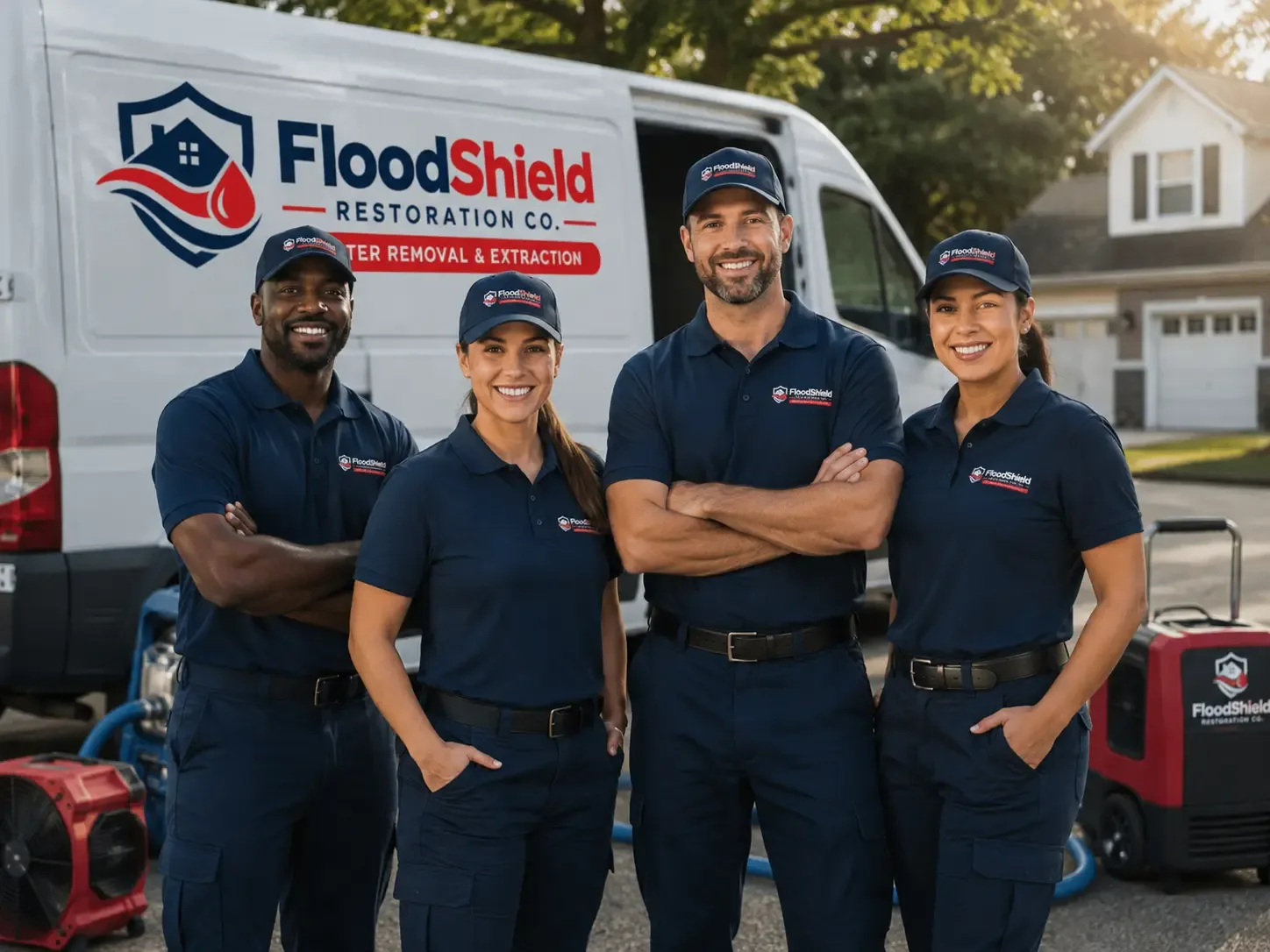 Flood Damage Restoration company in Mesopotamia, OH